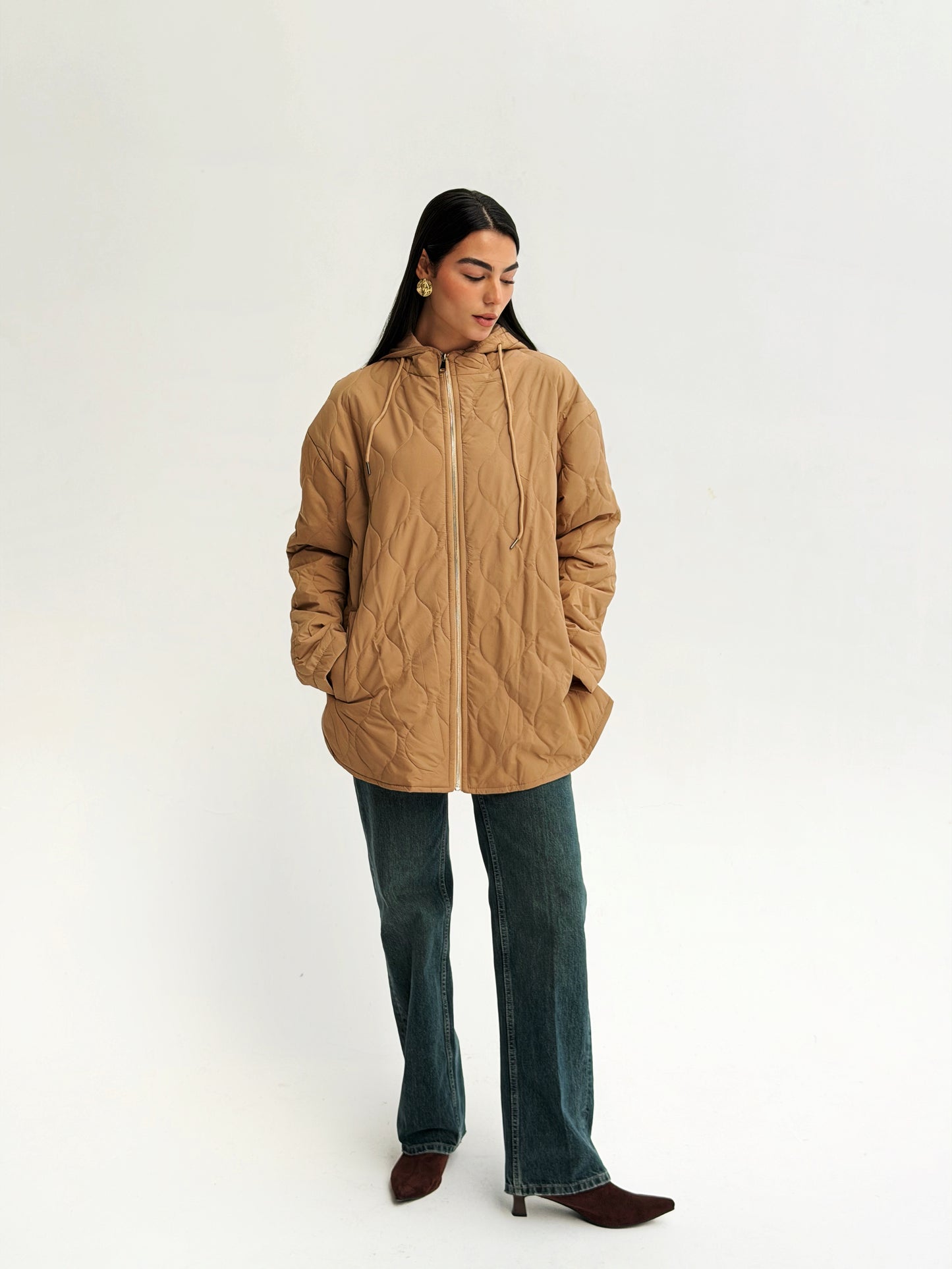 The oversized Bamb Jacket Camel