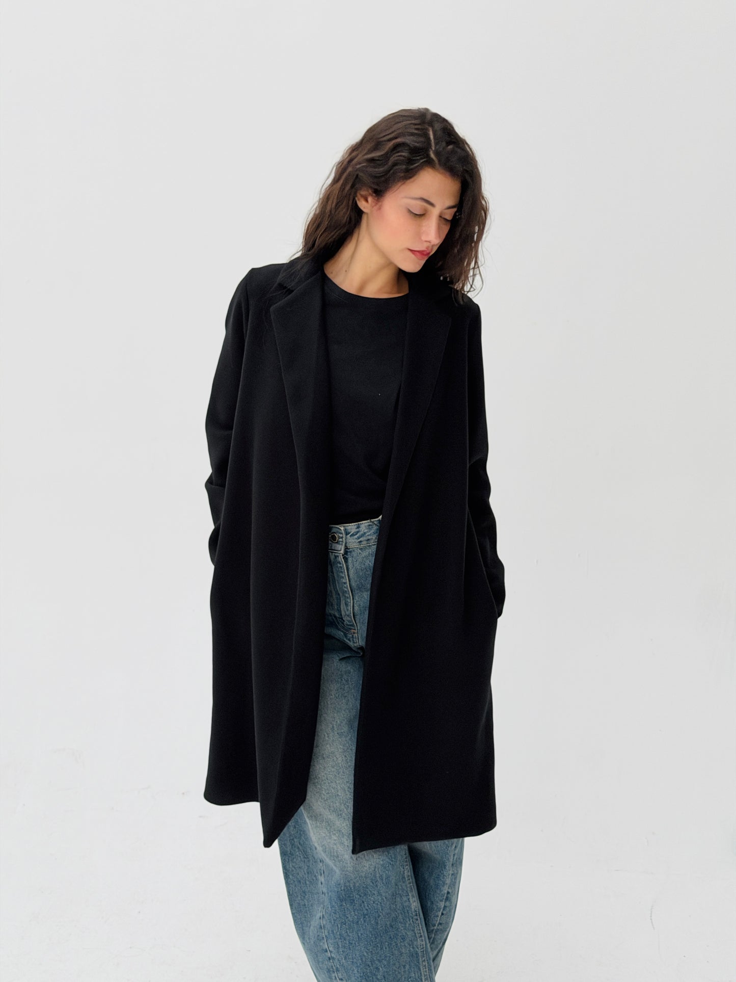 Everyday Wool Coat Black