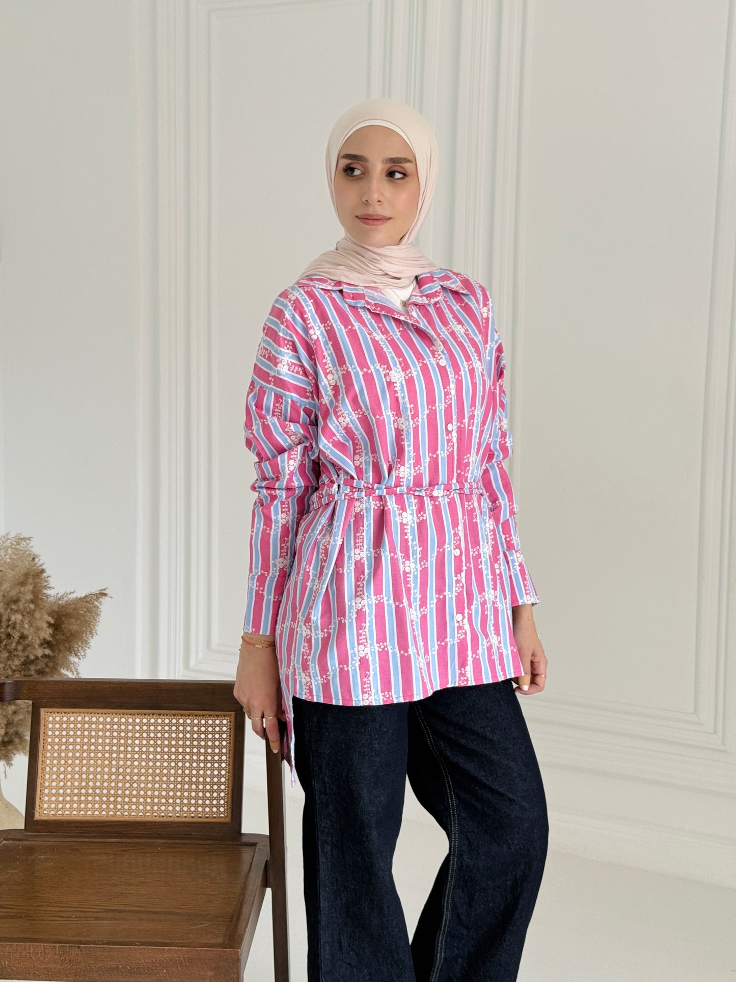 Bold striped shirt