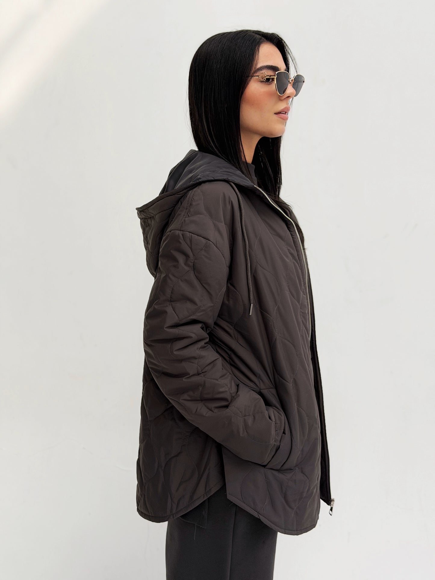The oversized Bamb Jacket In Gray