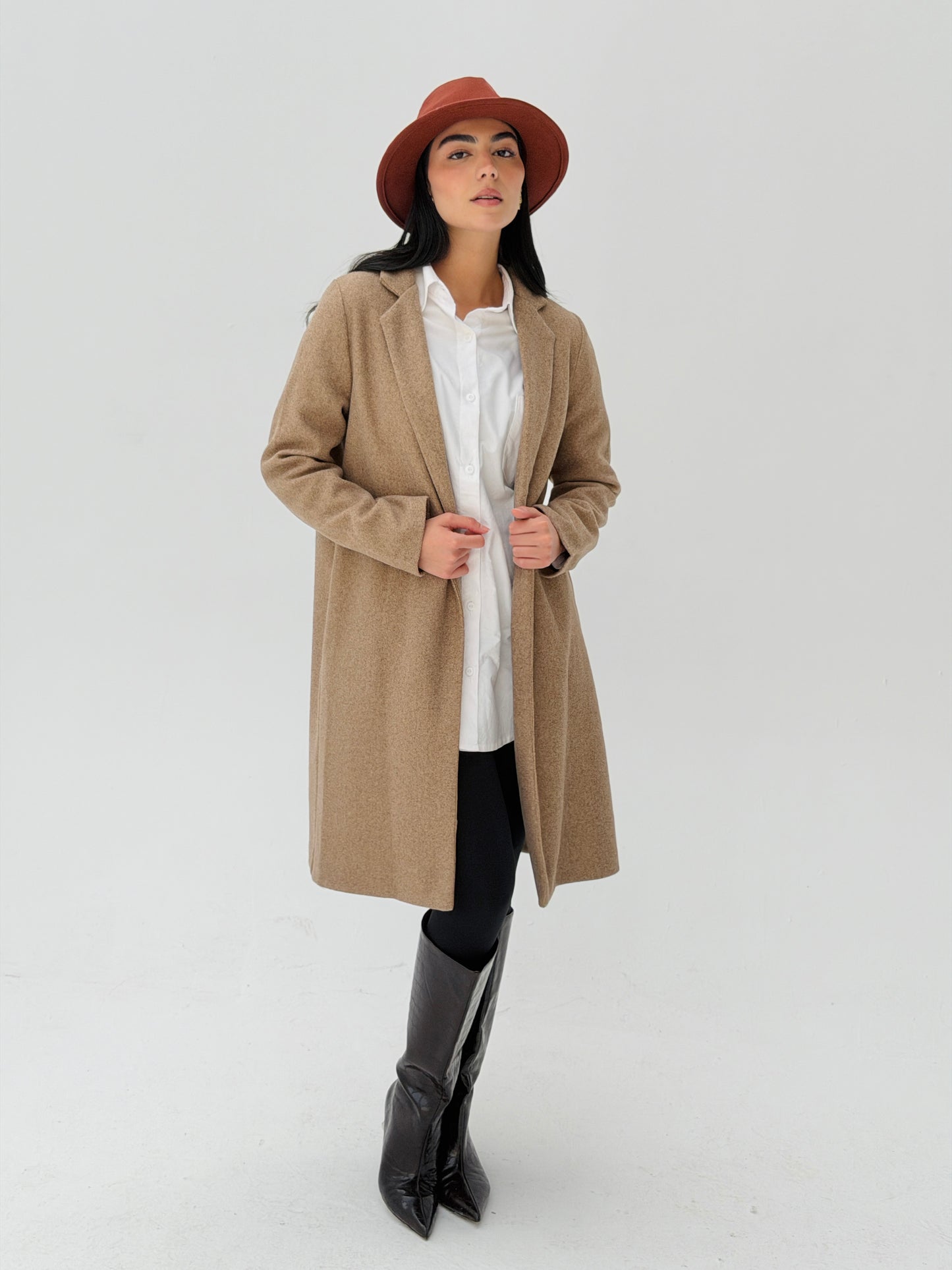 Everyday Wool Coat cafe