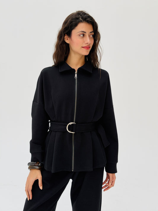 The Belted Set In Black