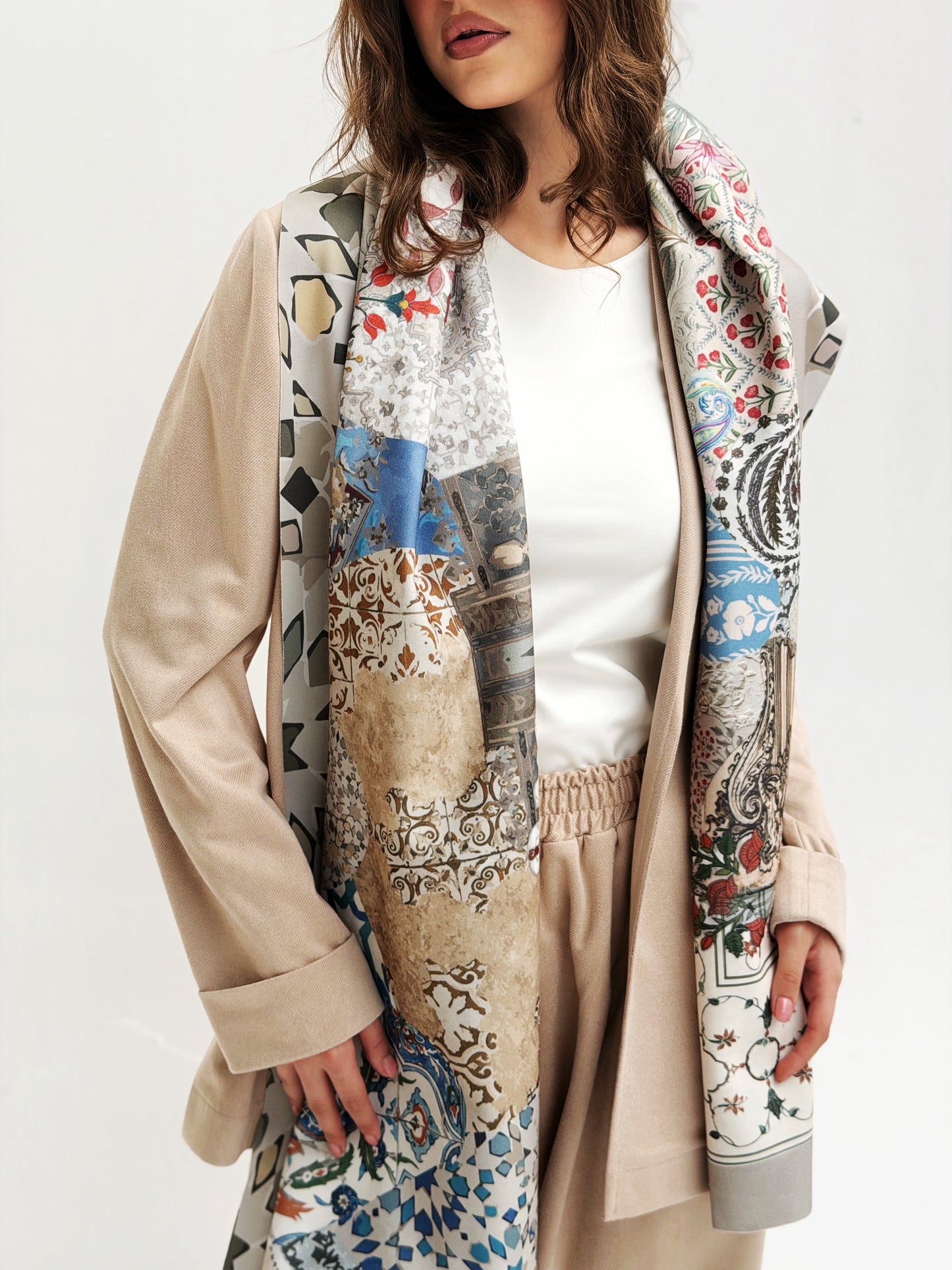 Aura Wool Scarf Rectangle