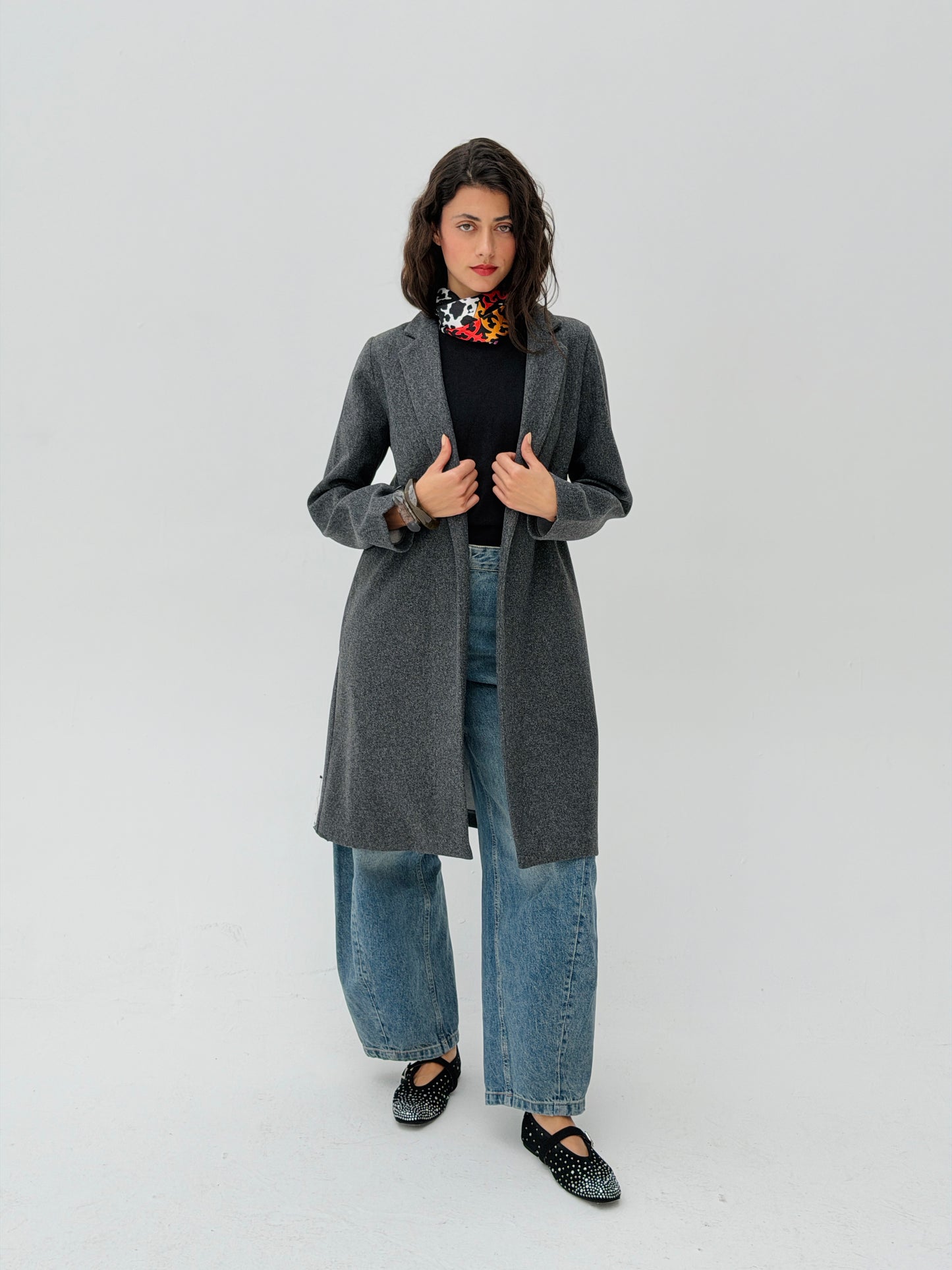 Everyday Wool Coat In Gray
