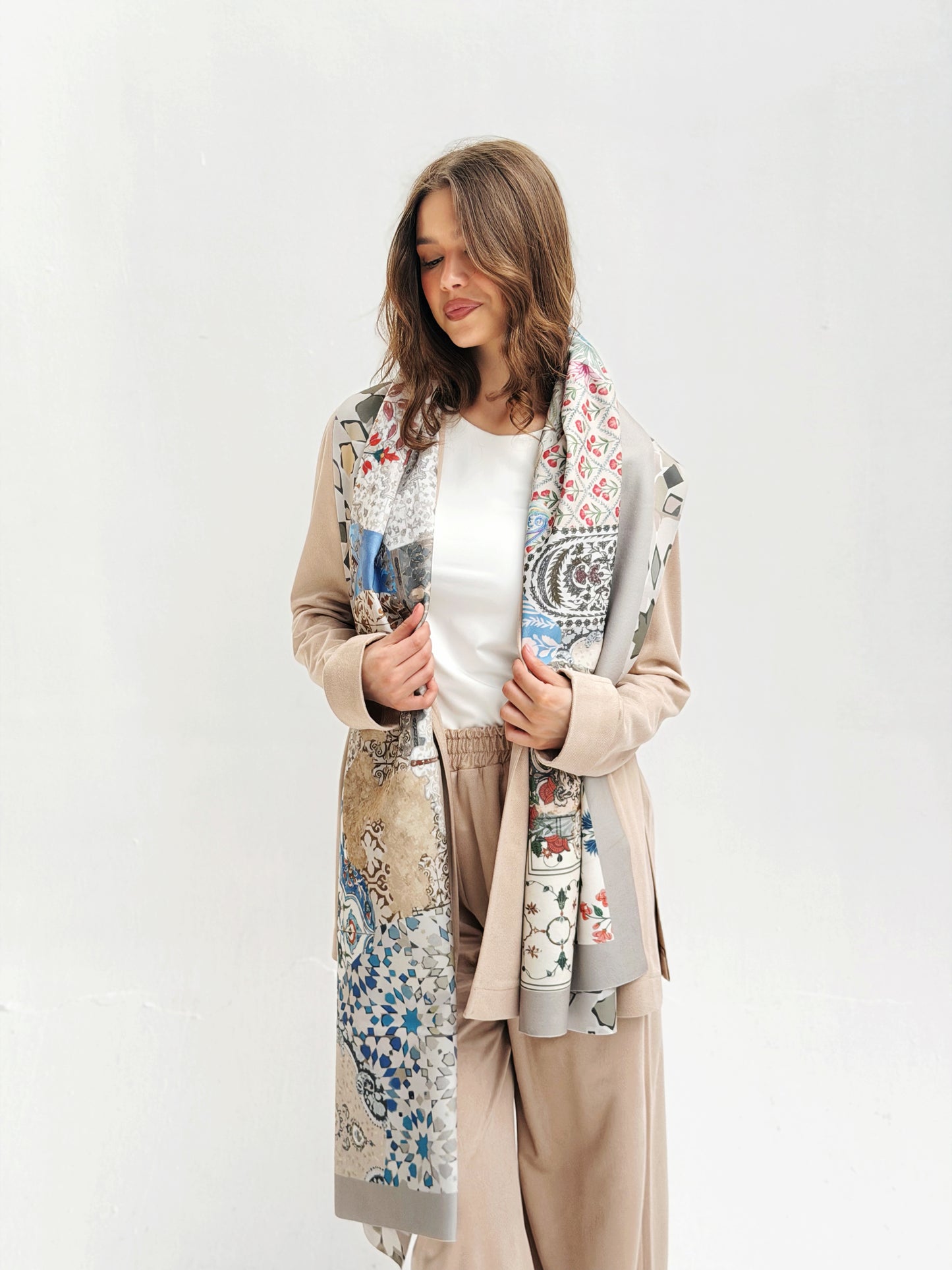 Aura Wool Scarf Rectangle