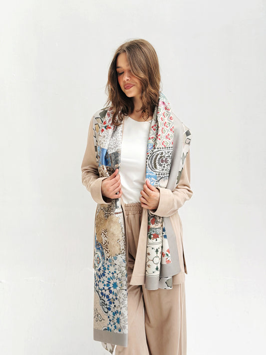 Aura Wool Scarf Rectangle