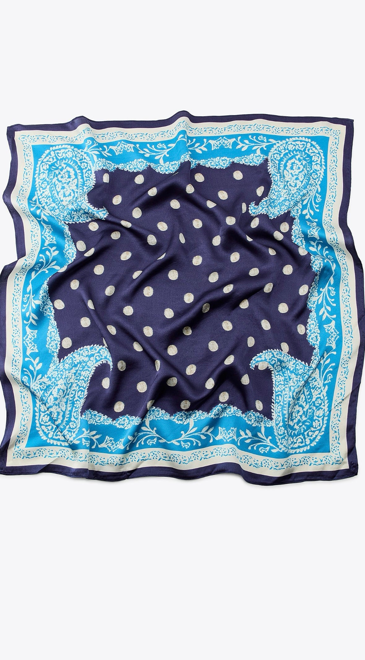 Royle Dot satin scarf