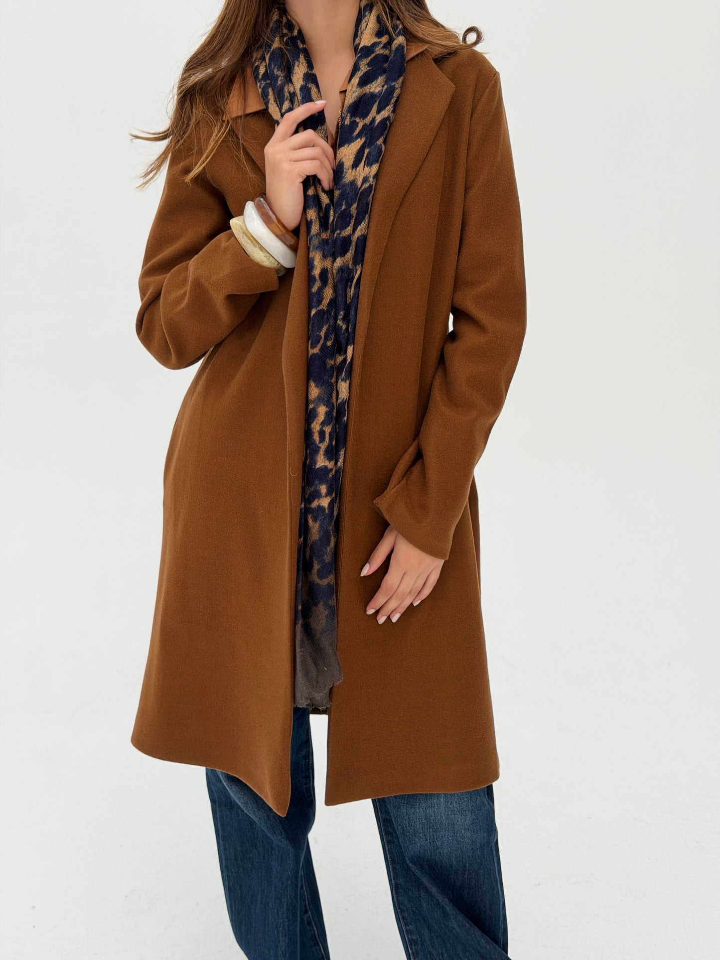 Everyday Wool Coat In Camel