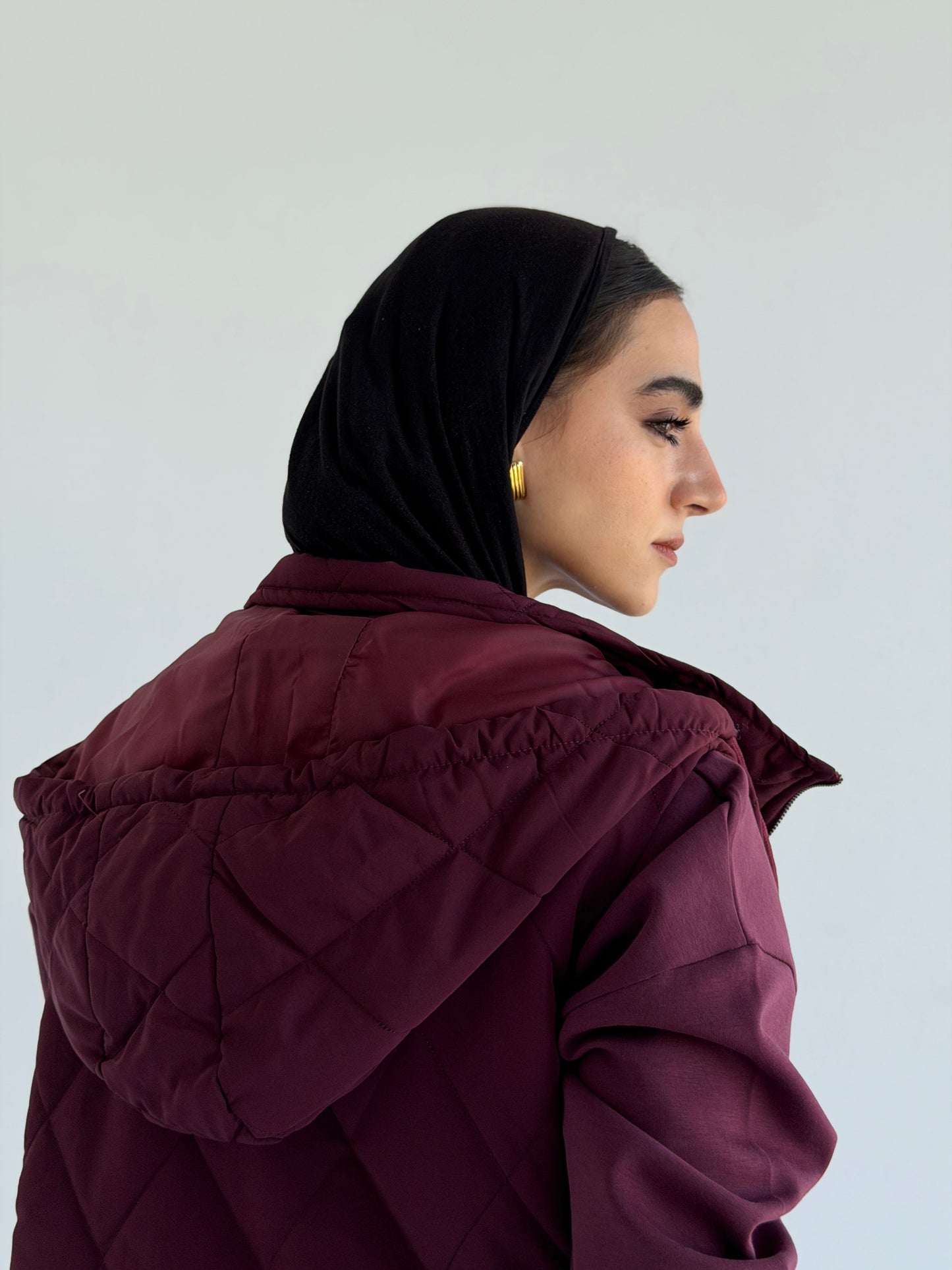 Bamb Vest In Burgundy