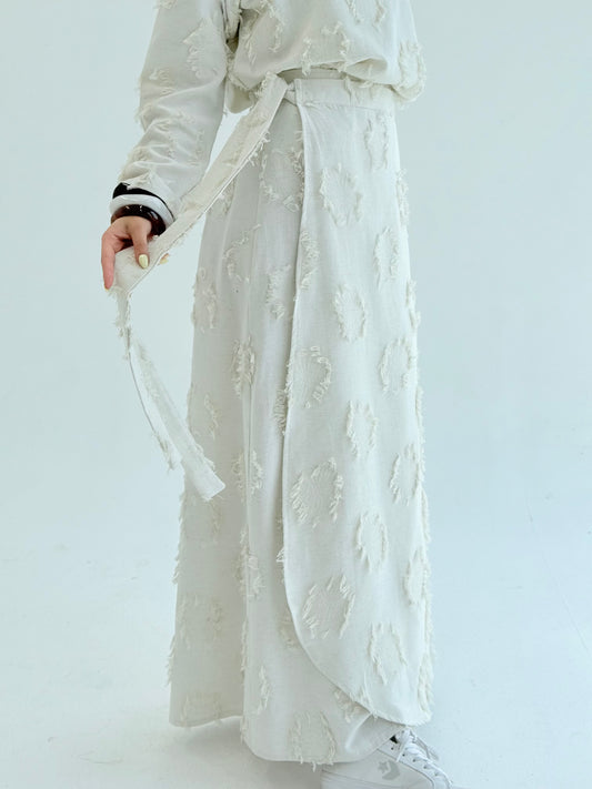 Boho wrapped skirt