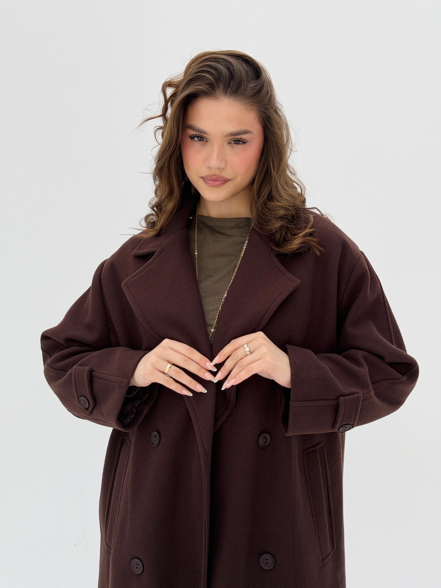 Iconic Winter Coat In Brown