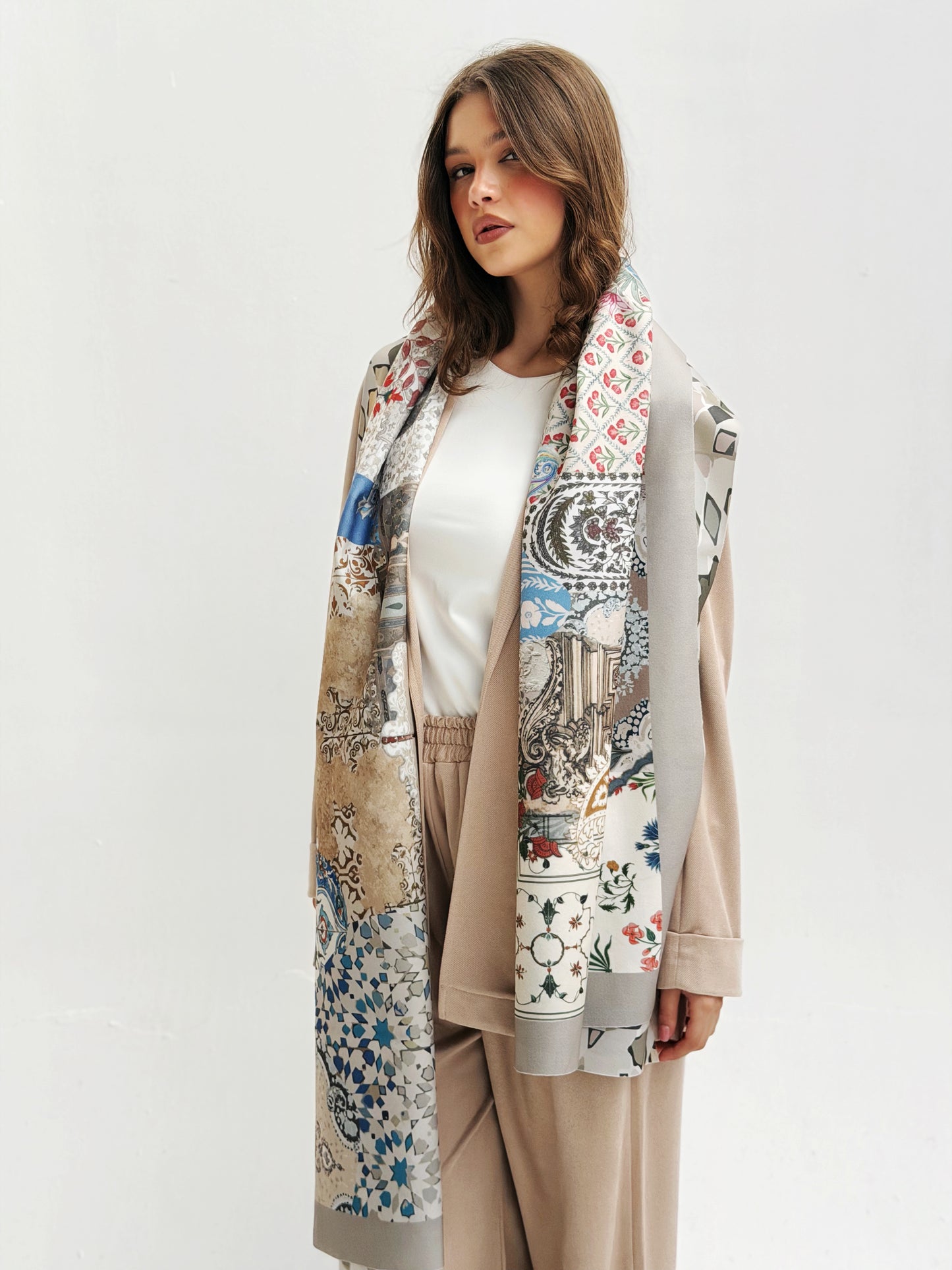 Aura Wool Scarf Rectangle