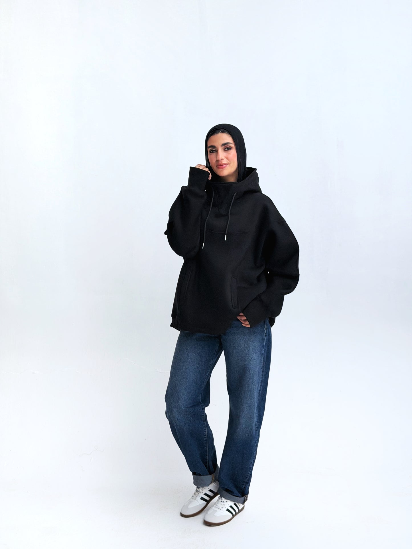 Oversized Hoodies in Black