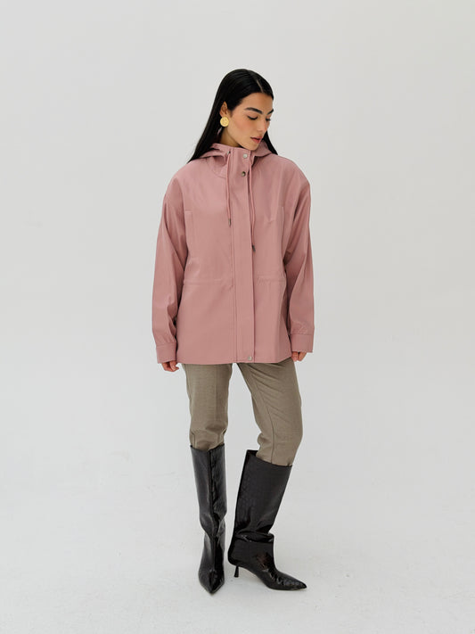 Winter Signature Jacket In pink