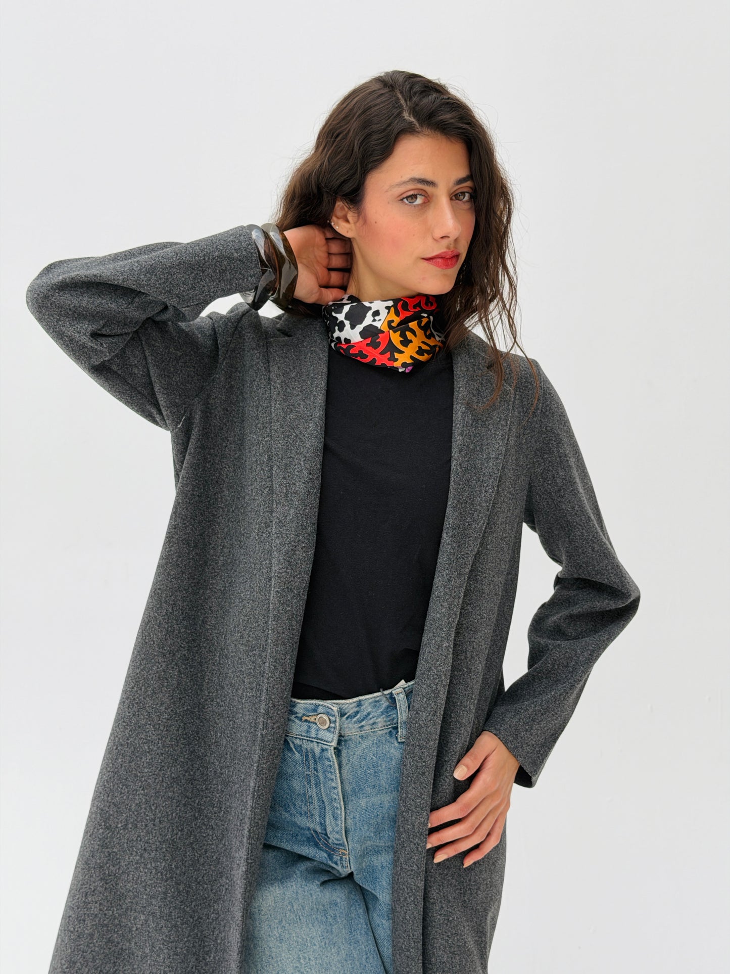 Everyday Wool Coat In Gray