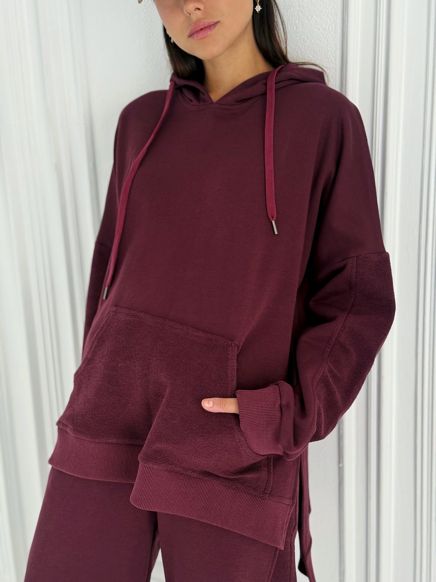 Daily Go set In Burgundy