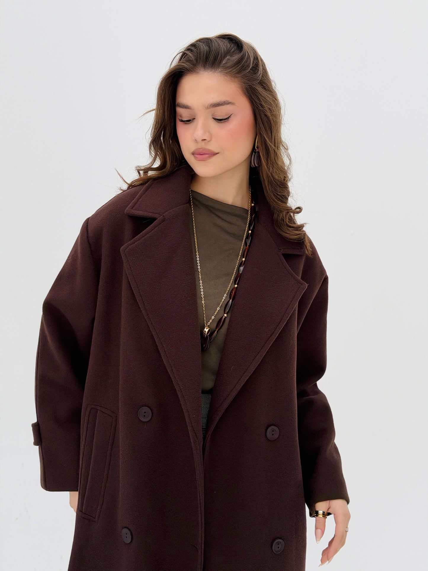 Iconic Winter Coat In Brown