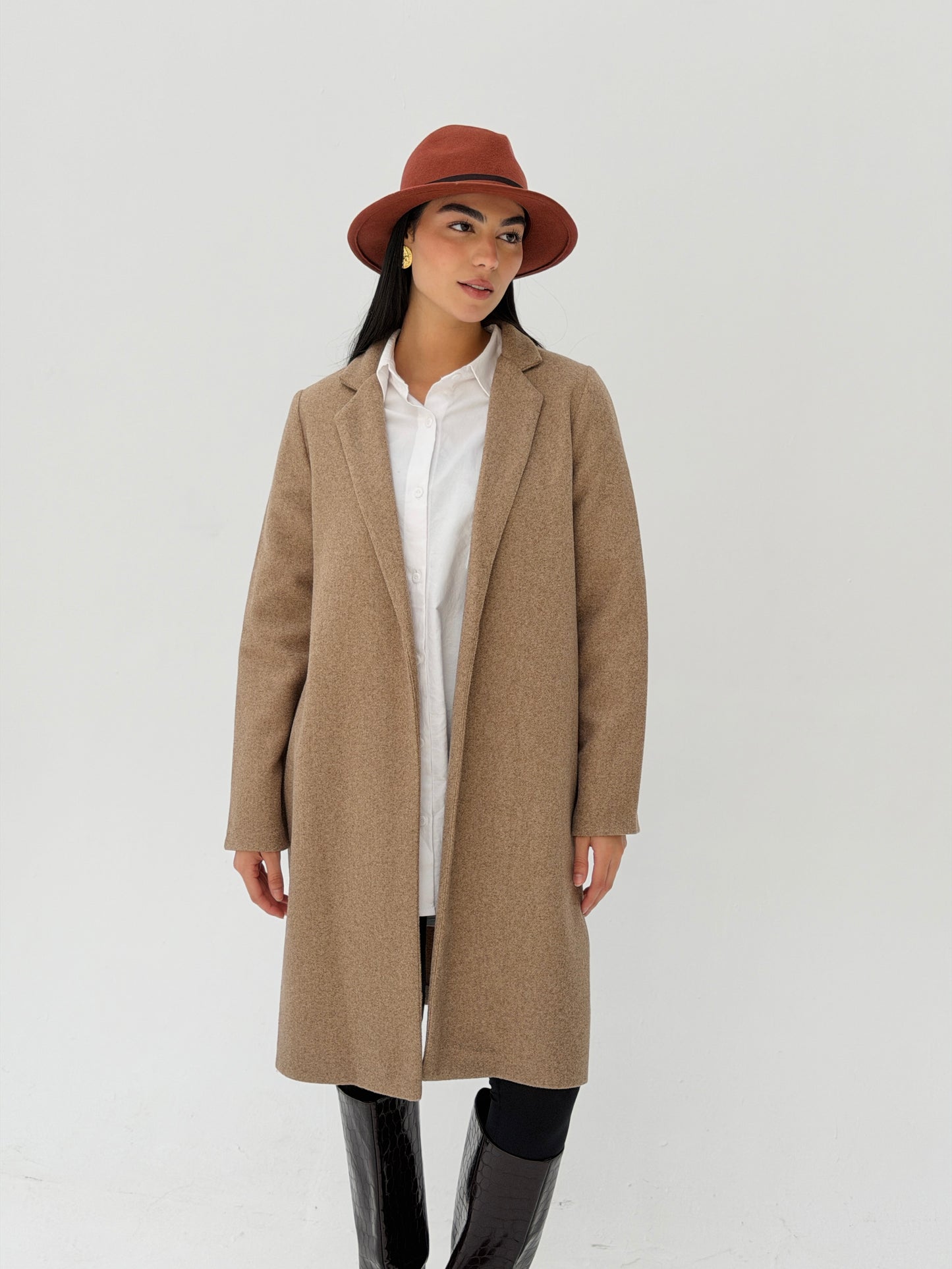 Everyday Wool Coat cafe