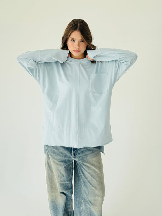 Everyday Top in baby blue
