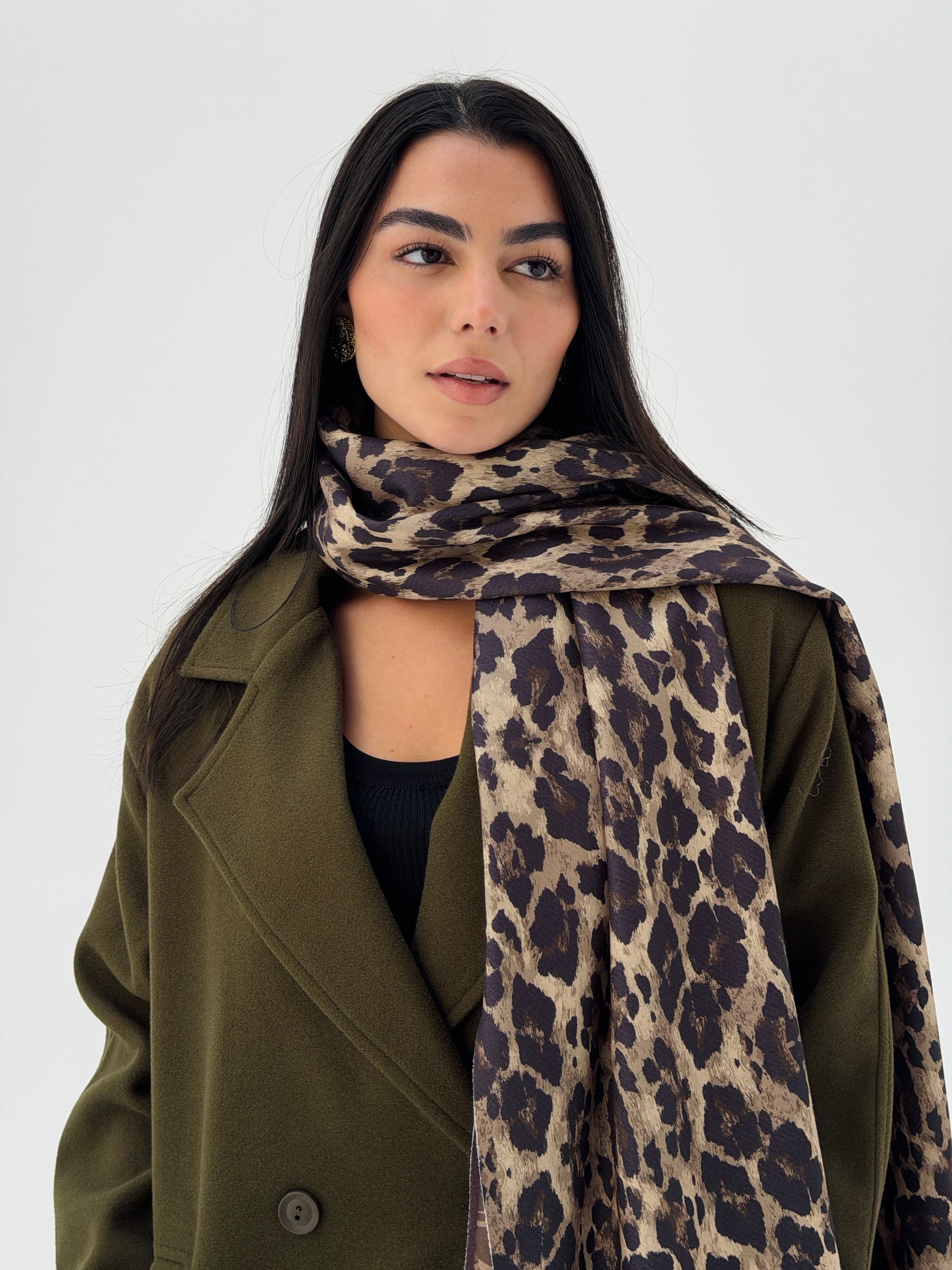 Iconic Winter Coat In Olive