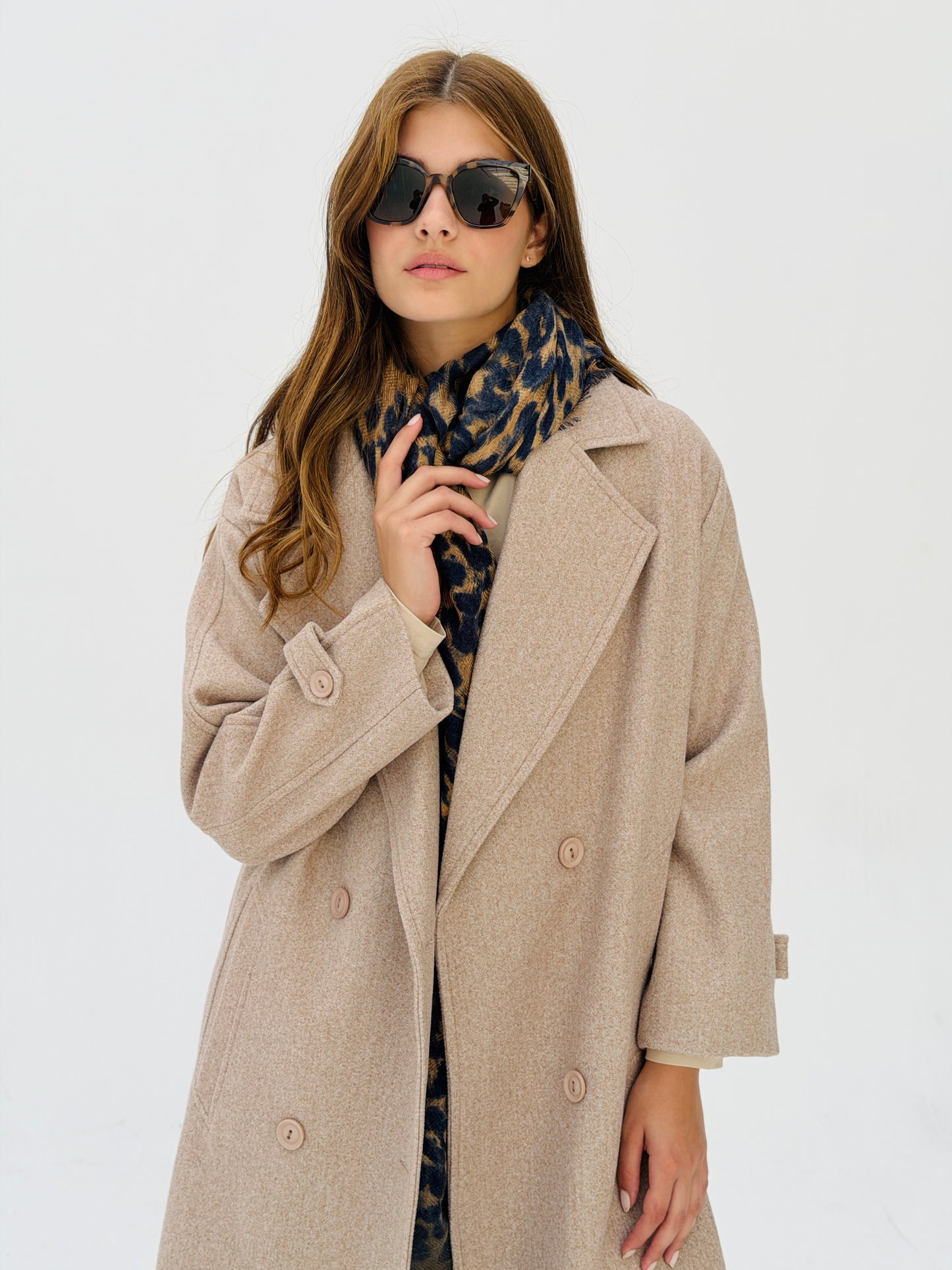 Iconic Winter Coat In Beige