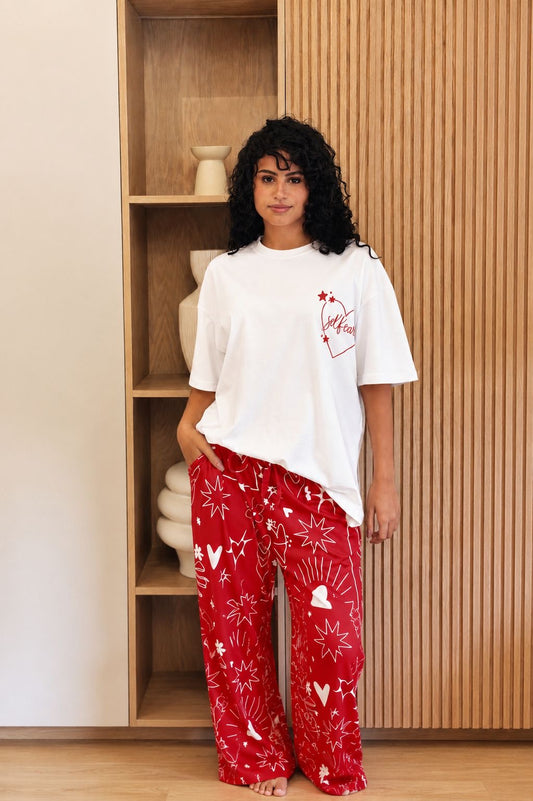 Self club red shirt