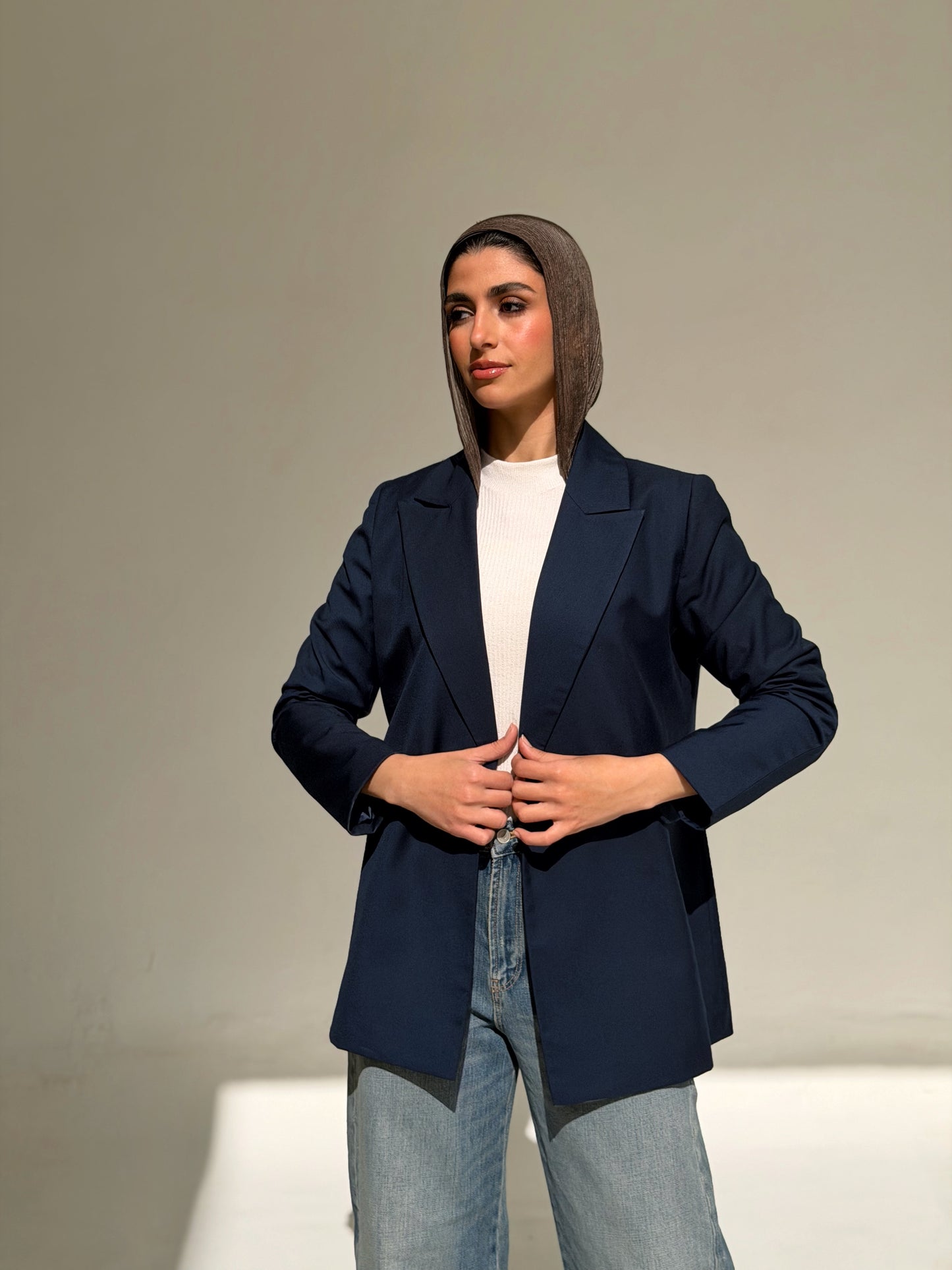 Boss Mode Blazer In Navy Blue