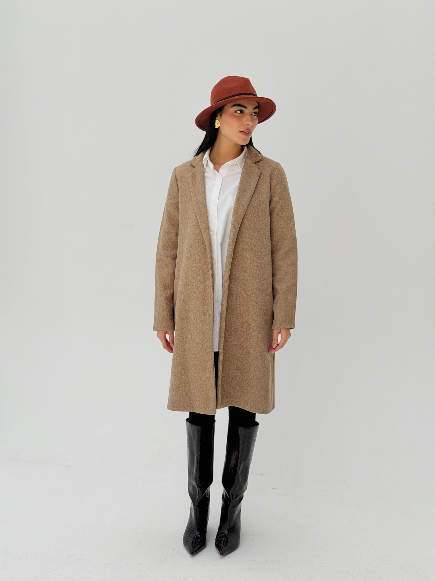 Everyday Wool Coat cafe