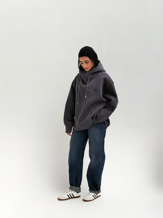 Oversized Hoodie in Gray