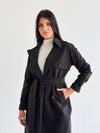 Signature trench coat in Black