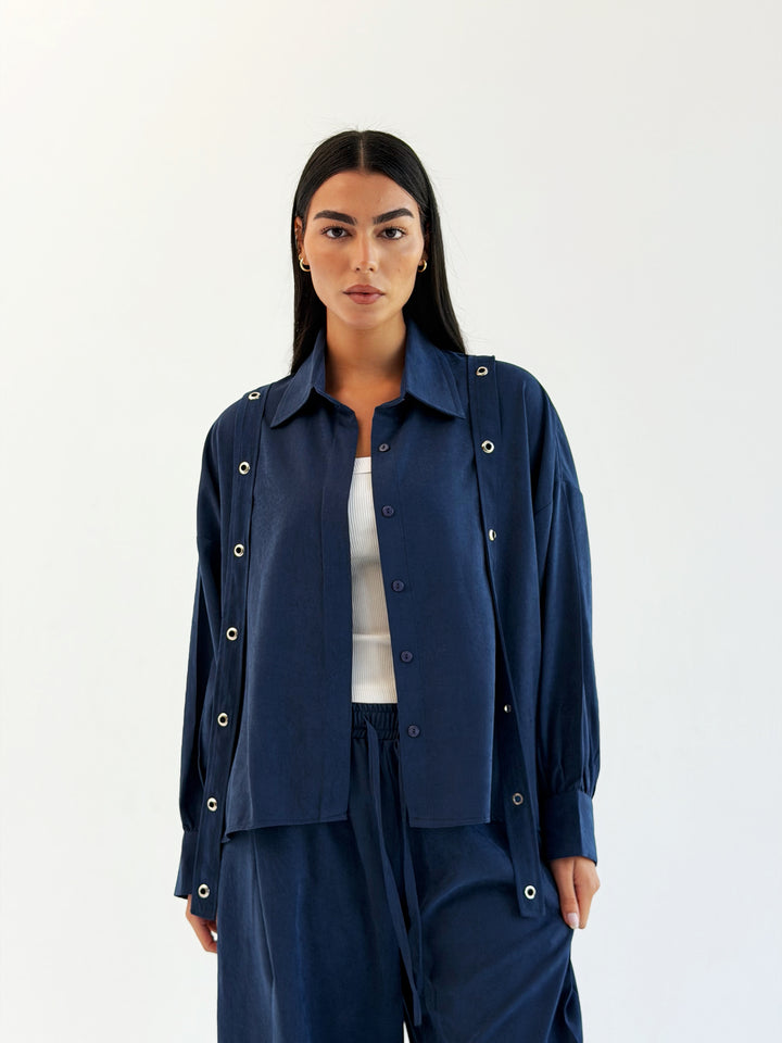 The Journey set in Navy blue