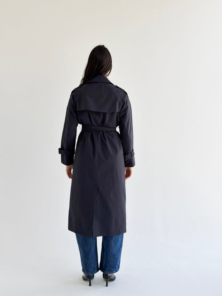 Signature trench coat in Navy blue