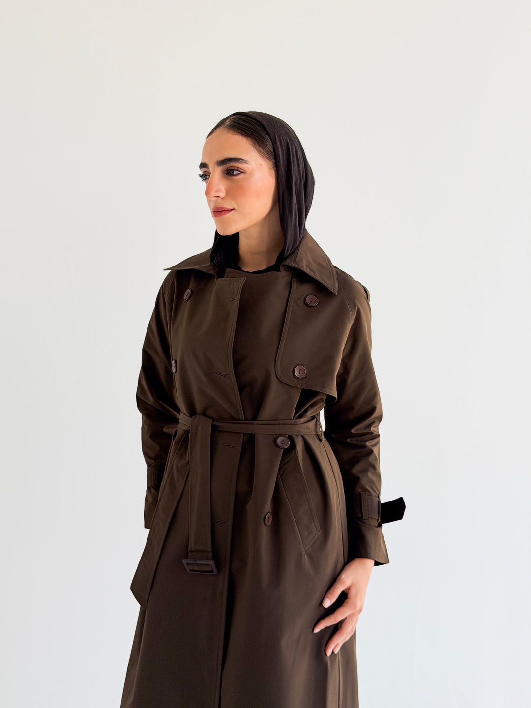 Signature trench coat in Brown