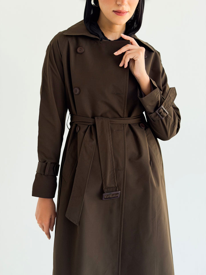 Signature trench coat in Brown
