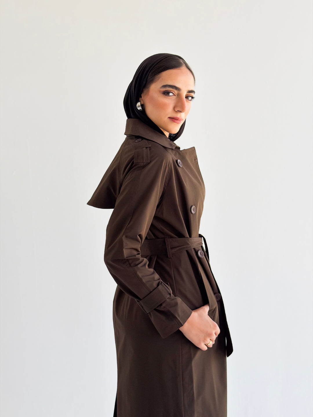 Signature trench coat in Brown