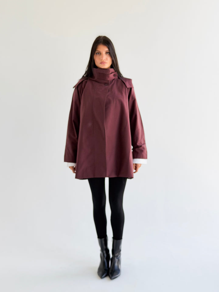 The Must-Have jacket in Burgundy