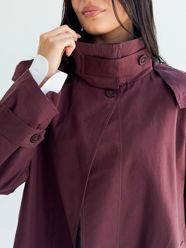 The Must-Have jacket in Burgundy