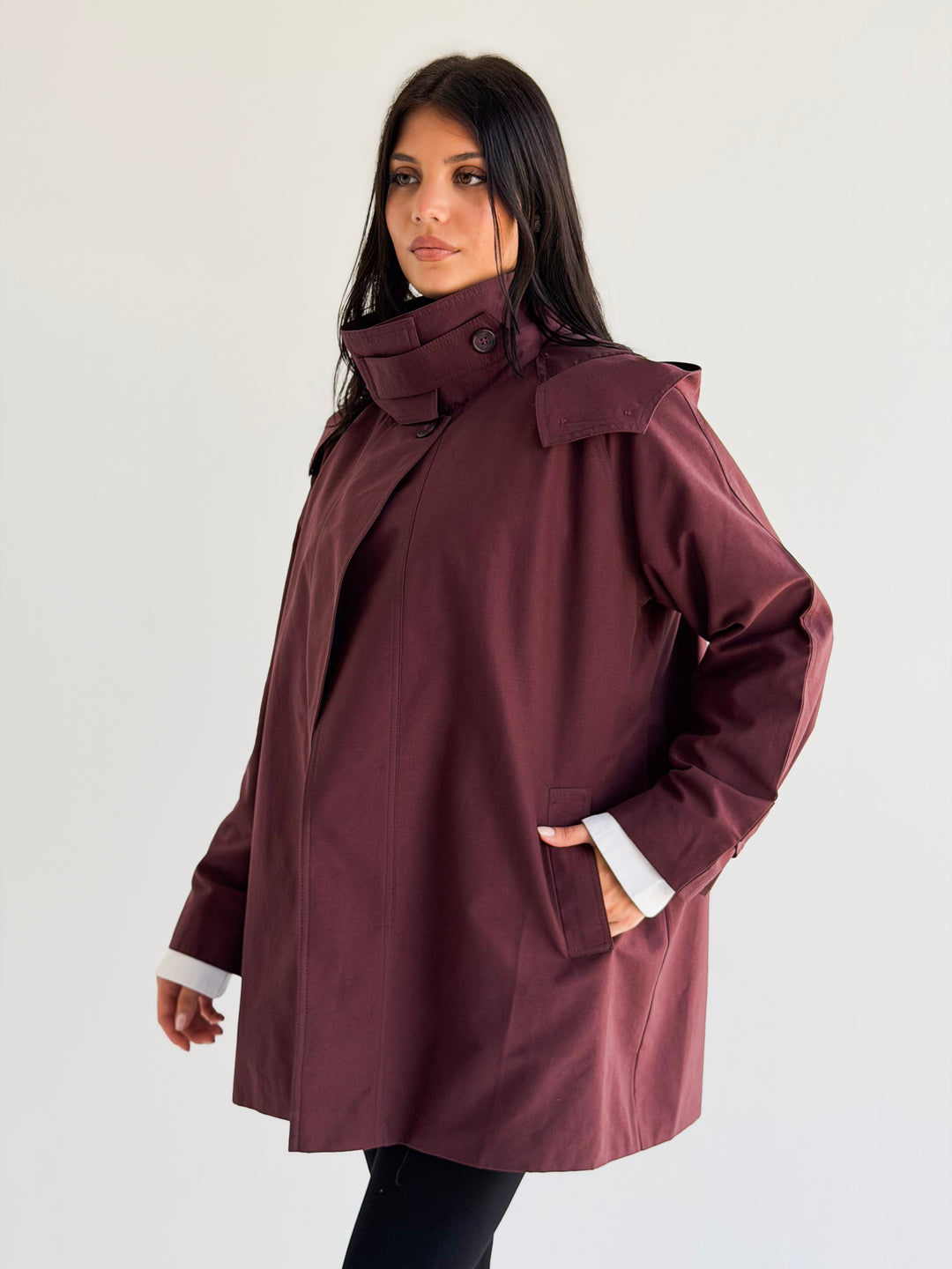 The Must-Have jacket in Burgundy