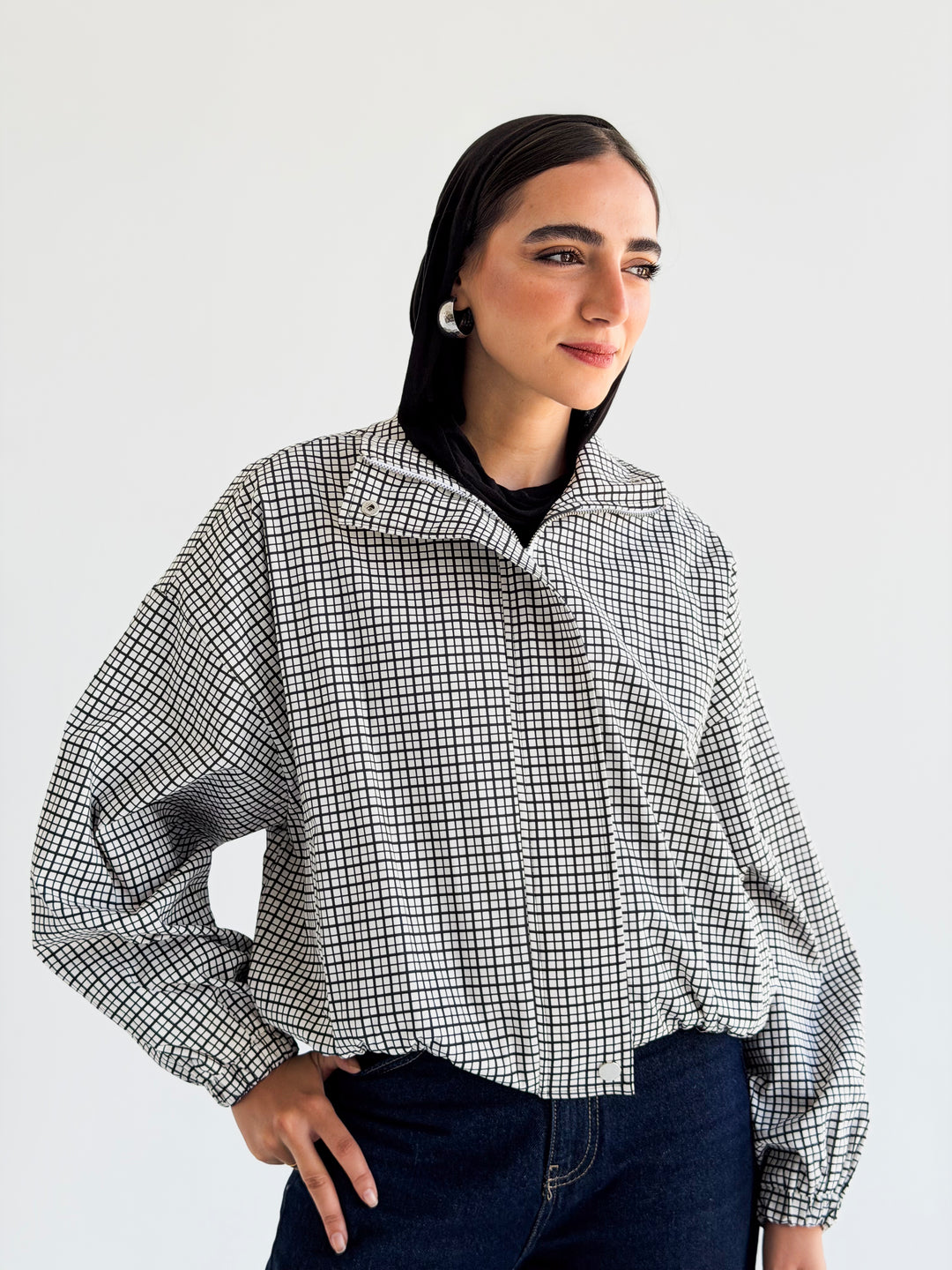 The check edit in white