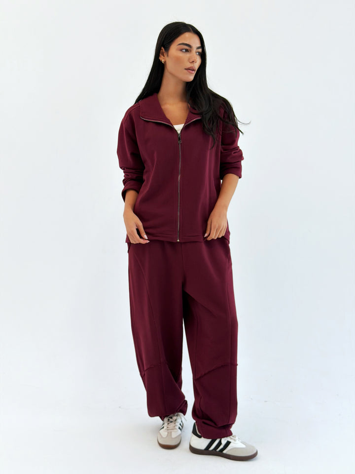 Daily wear set in Burgundy