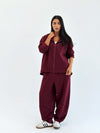 Daily wear set in Burgundy