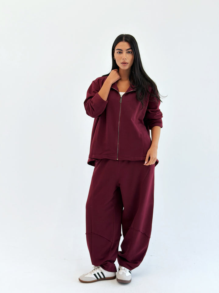 Daily wear set in Burgundy