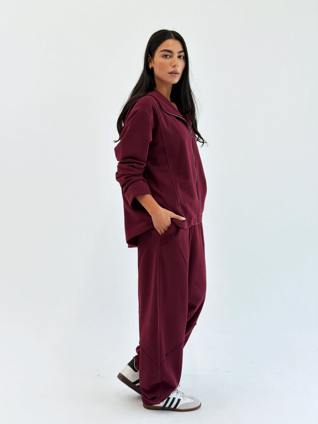 Daily wear set in Burgundy
