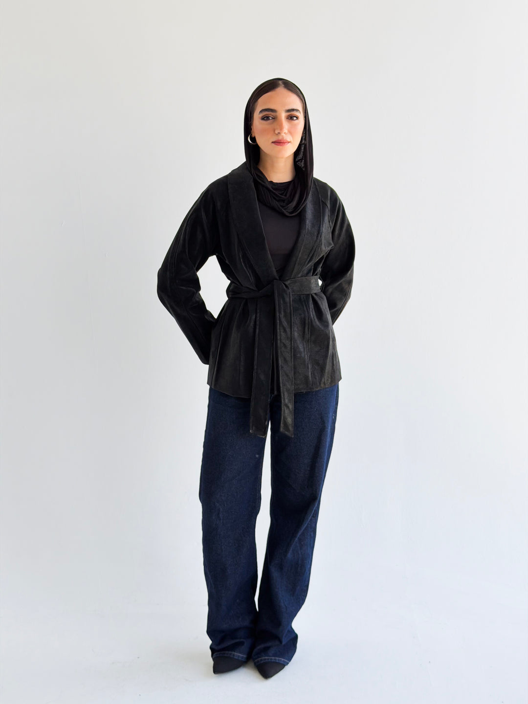 The icon Jacket in Black