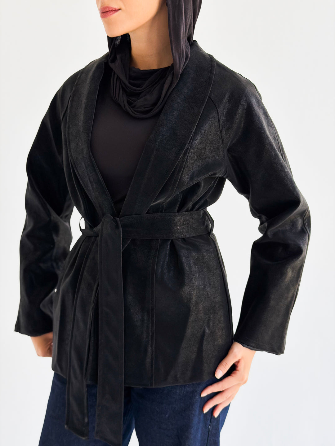 The icon Jacket in Black