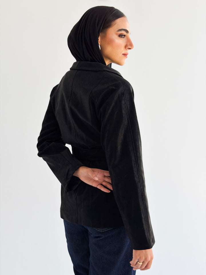 The icon Jacket in Black