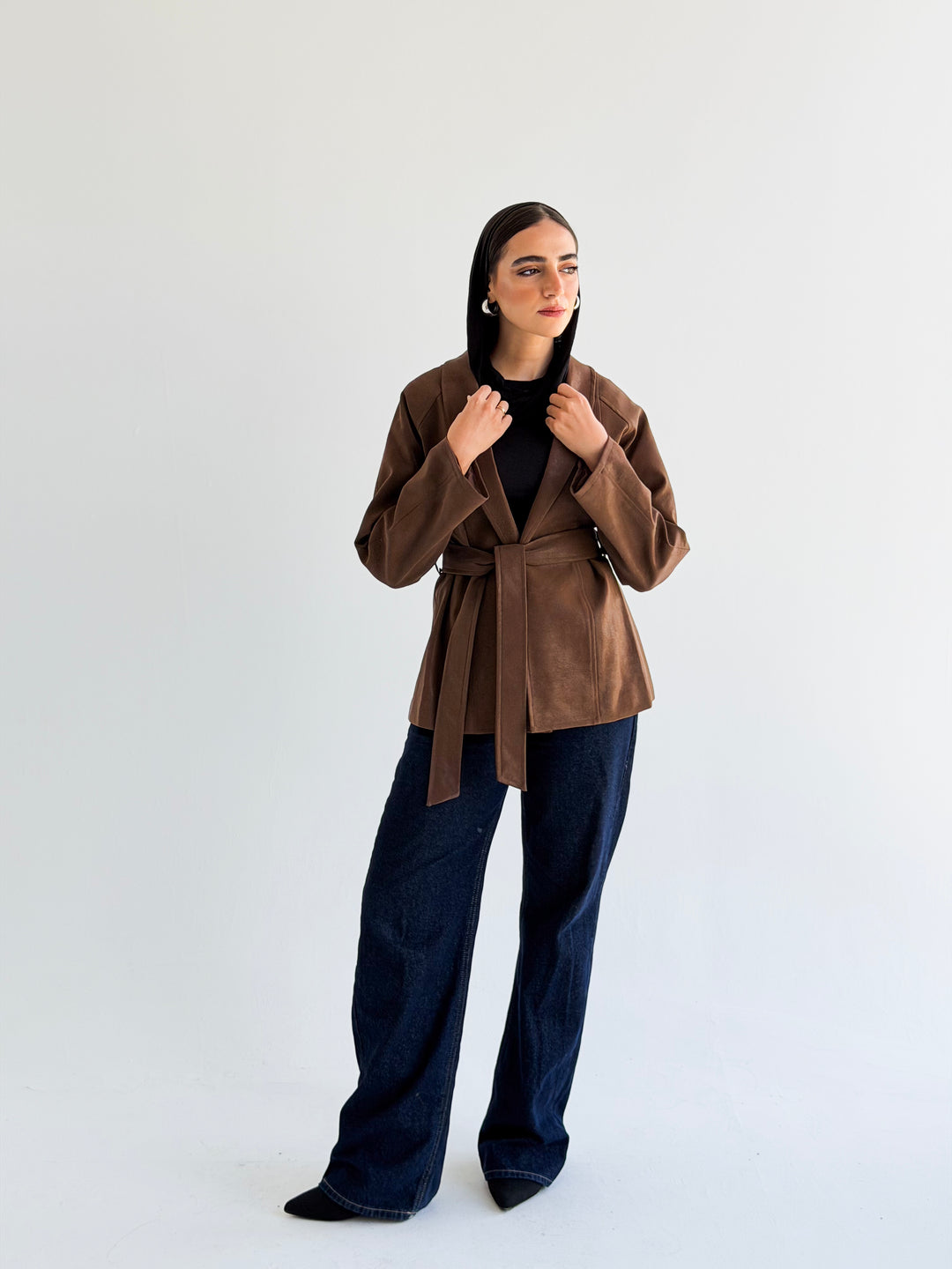 The icon Jacket in Camel