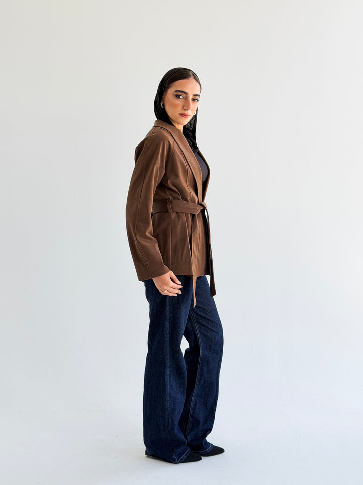 The icon Jacket in Camel