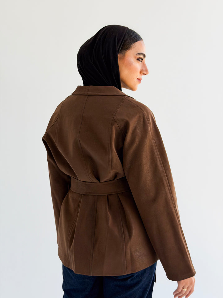 The icon Jacket in Camel