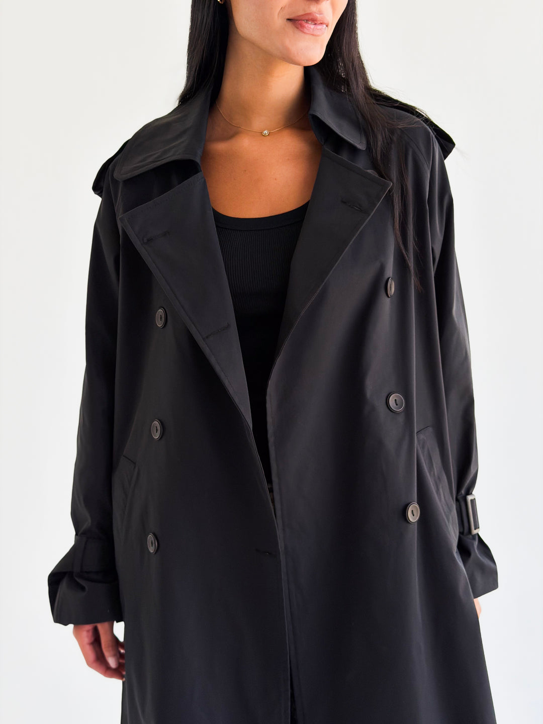 The Classic edit trench coat in Black